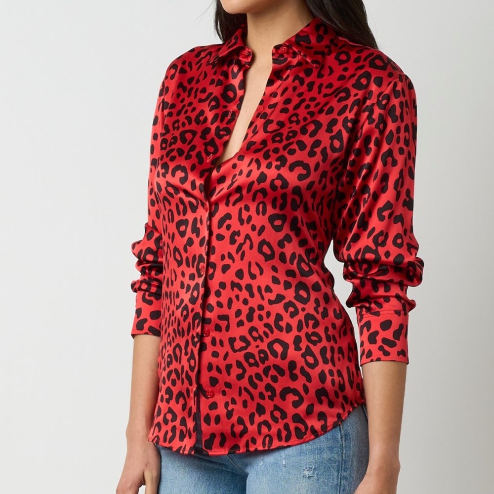 ESSENTIAL SILK SHIRT GAZPACHO AND TRUE BLACK and Miniskirt
